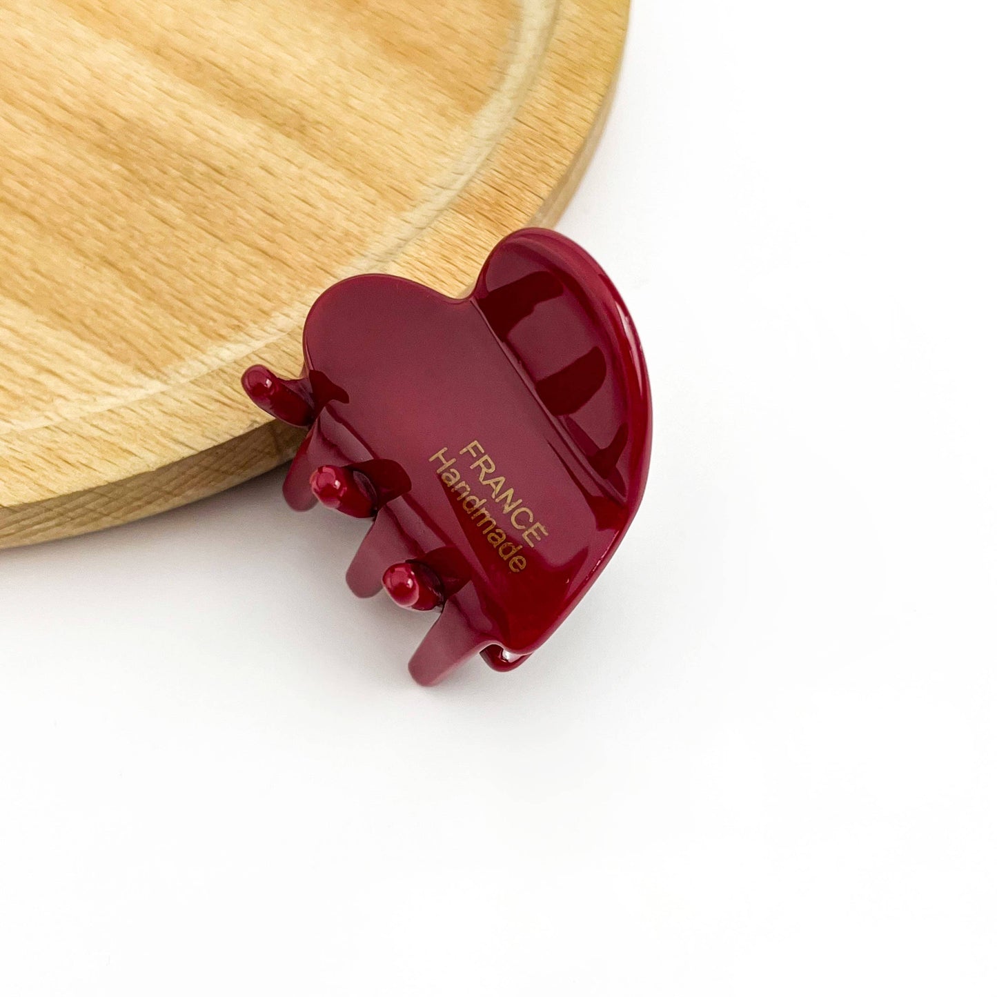 Barrette Cœur Mini en Acétate