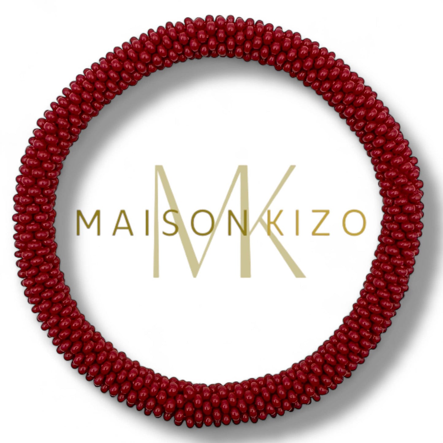 Bracelet népalais Bordeaux B52