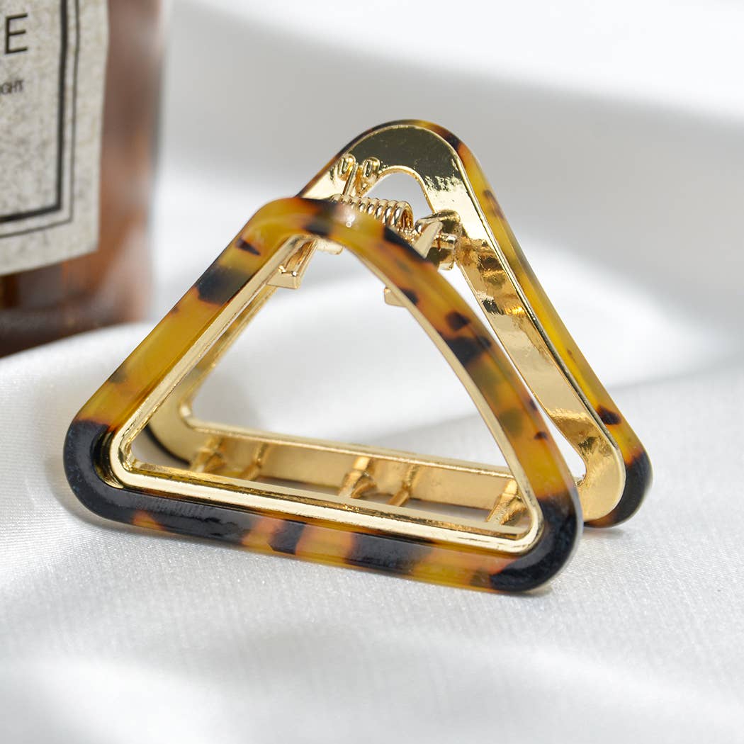 Pince à griffes triangulaire minimaliste française, écologique: Rose - DupontDupont