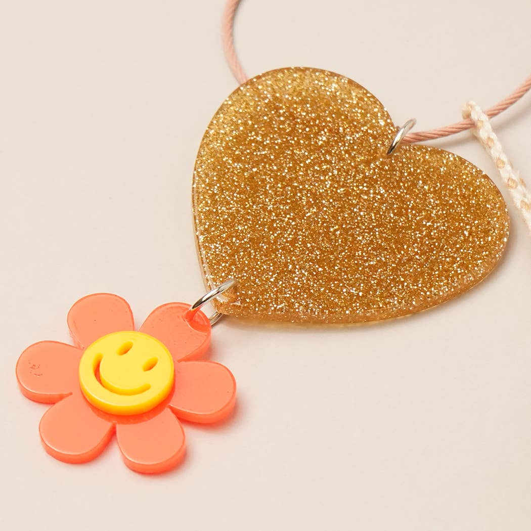 Breloque de sac porte-clés Happy Face