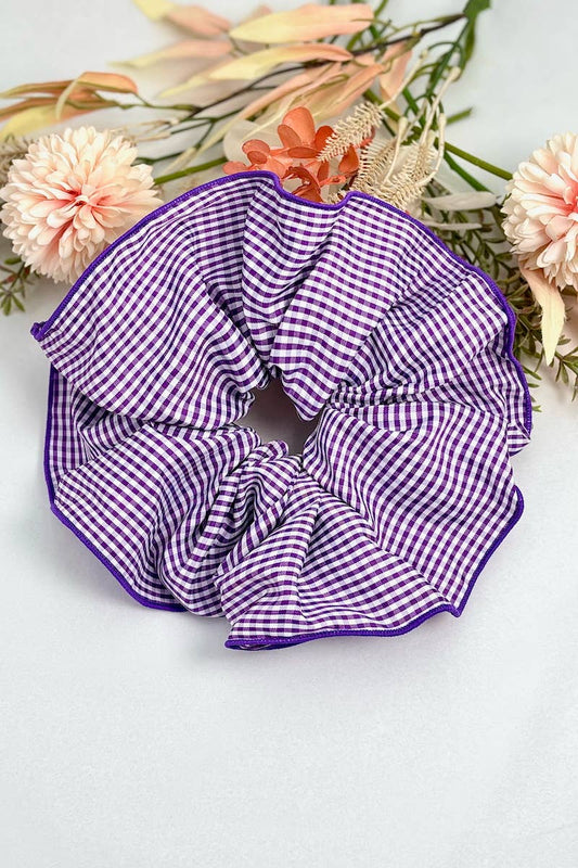 Chouchou vichy Violet