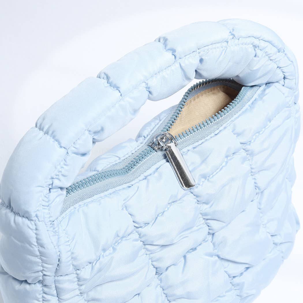 Sac mini nuage matelassé beige