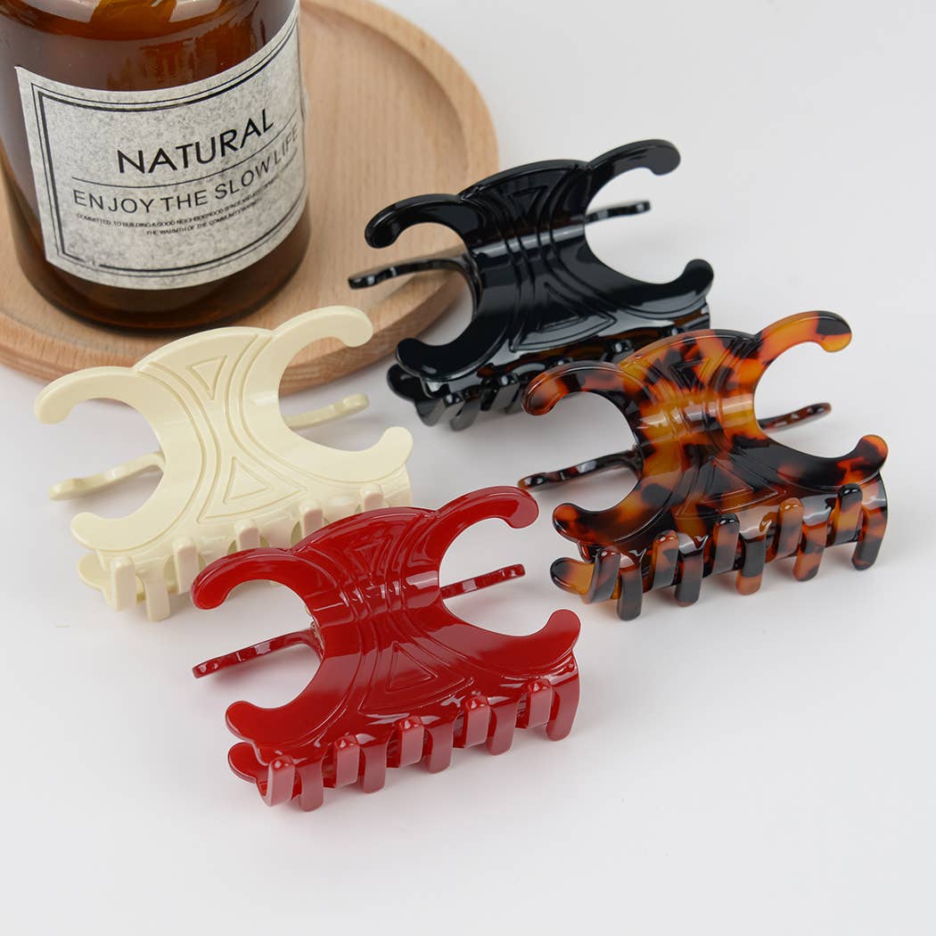 Pince à cheveux en acétate