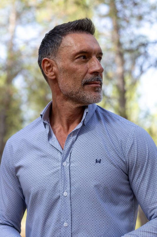 Chemise Imprimée Grise | Torrejón: M (3)