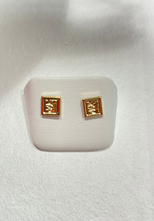 Puce carré diamantée