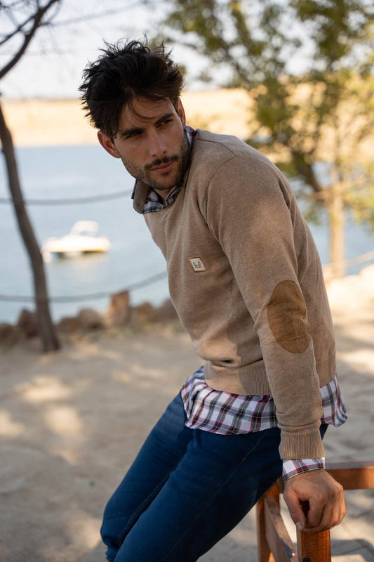 Maillot Beige Elbow: L