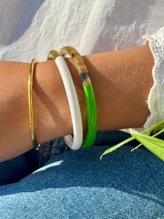 Jonc corne de buffle Vert Pomme