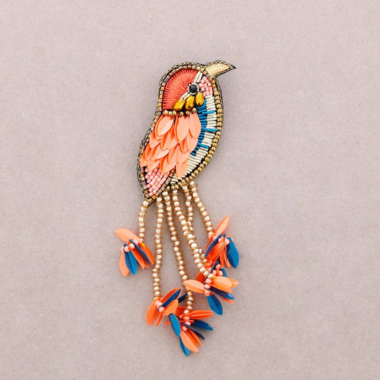 Broche oiseau Orange - DupontDupont