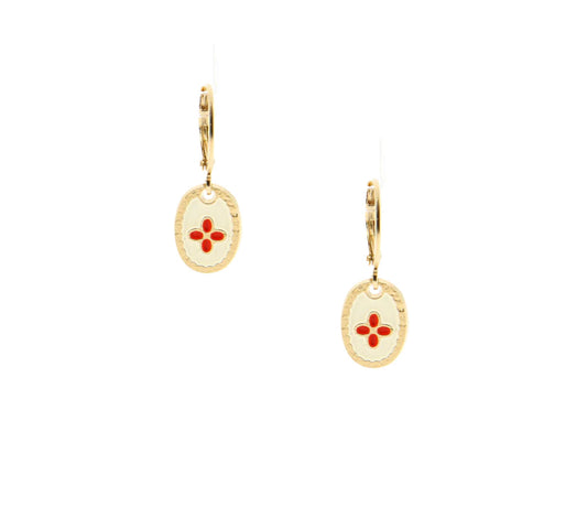 Dormeuses Antique coeur