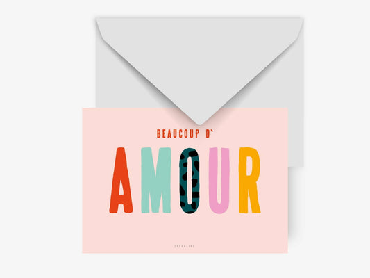 Carte postale/Beaucoup d'Amour