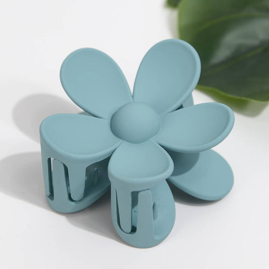Pince marguerite bleu clair mate