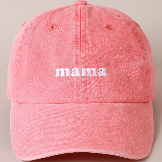 Casquette Mama: CORAIL