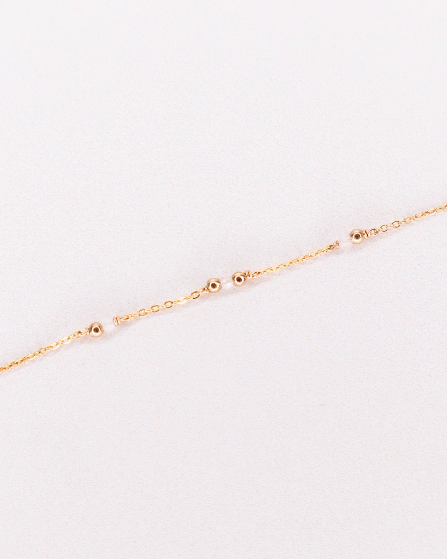 Bracelet Aube avec pierre Grenat