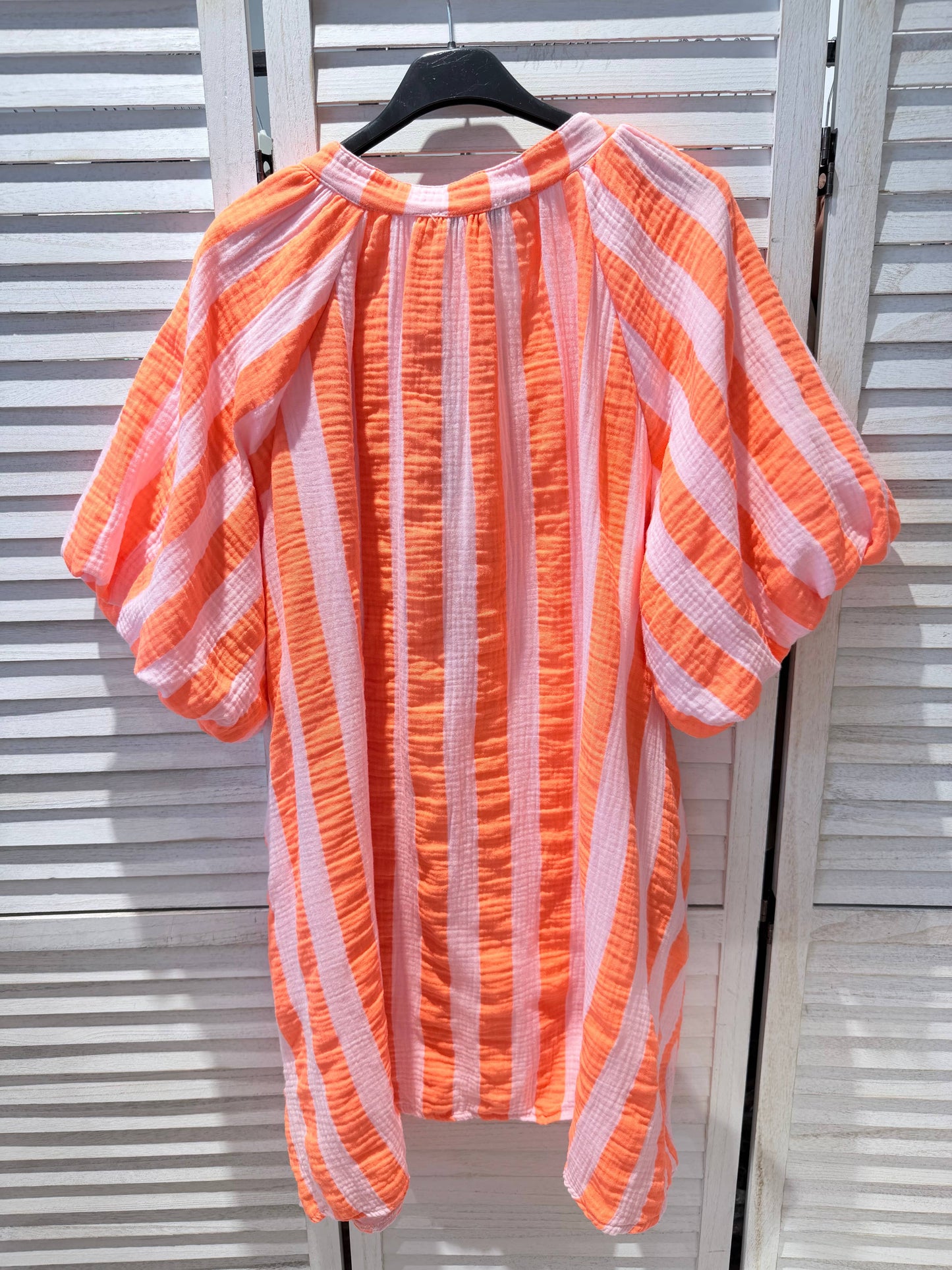 Robe imprimée coton: Rose / TU