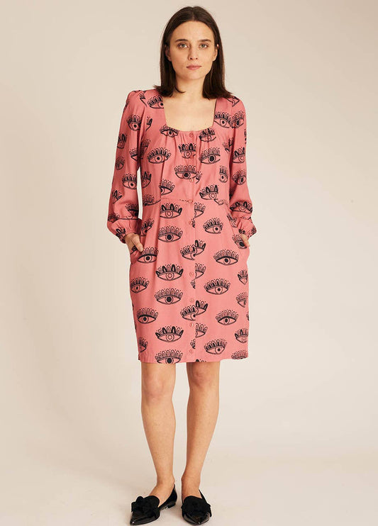 ROBE IMPRIMÉ YEUX