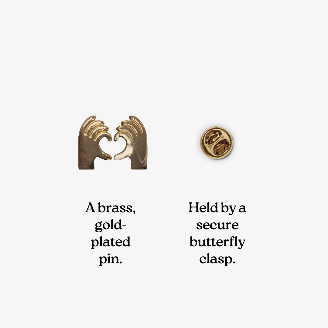 Pin (seul, sans carte) / Heart You (lot de 2) - DupontDupont