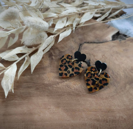 Boucles d'oreilles Coeur Graou