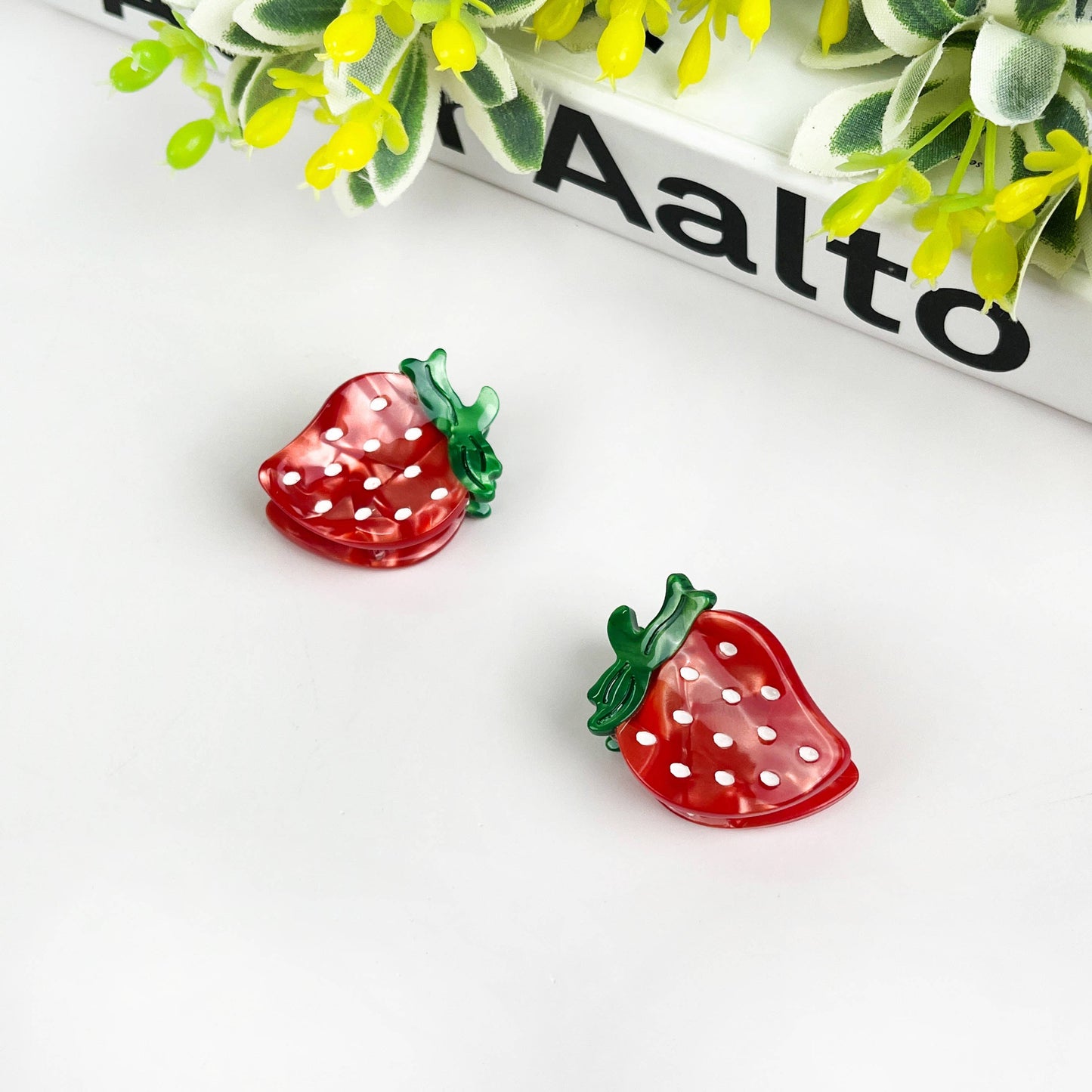 Mini pince à cheveux fruitée, petits accessoires pour cheveux: Ananas