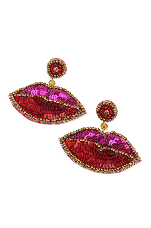 BOUCLES D'OREILLES GOUTTE LÈVRES - DupontDupont