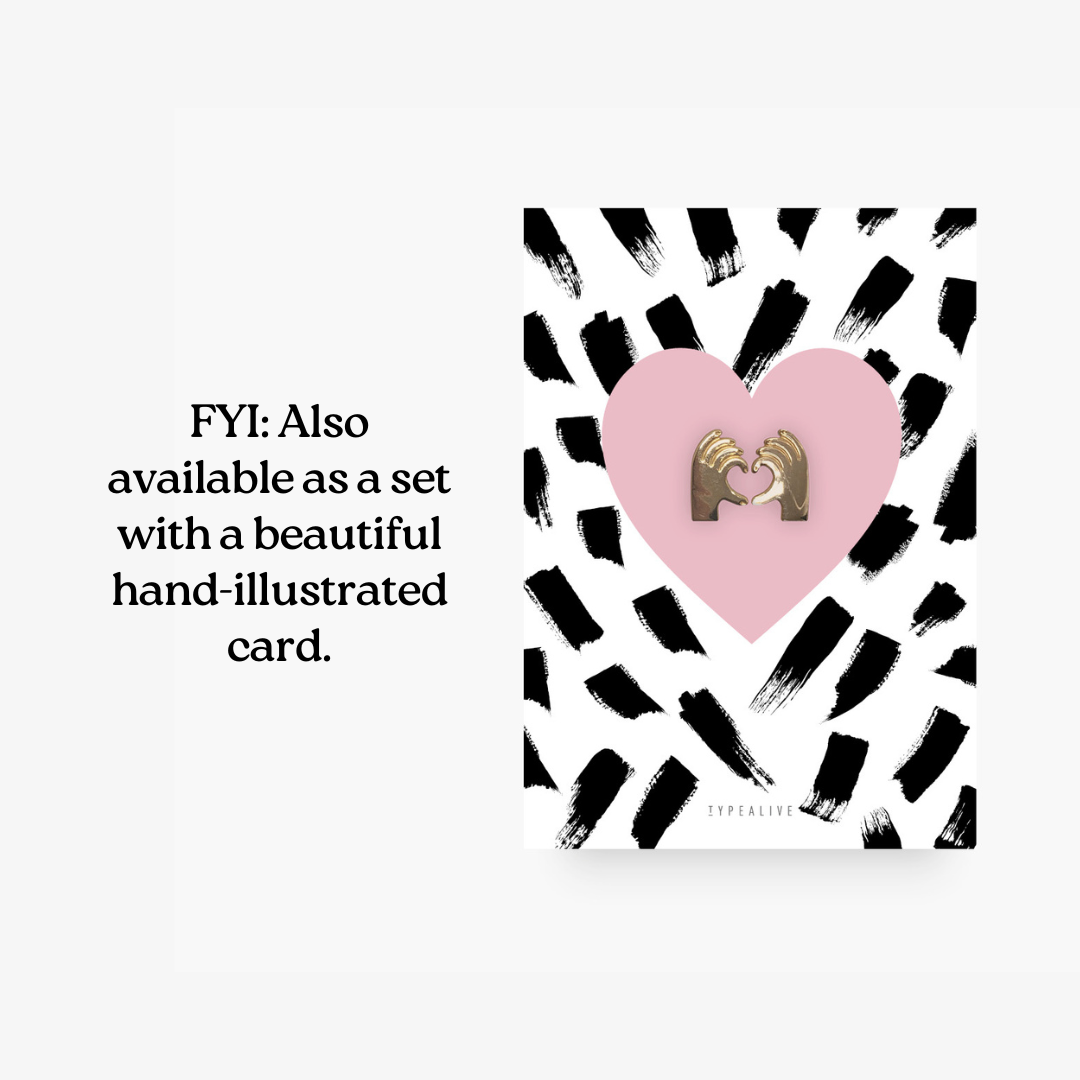 Pin (seul, sans carte) / Heart You (lot de 2) - DupontDupont
