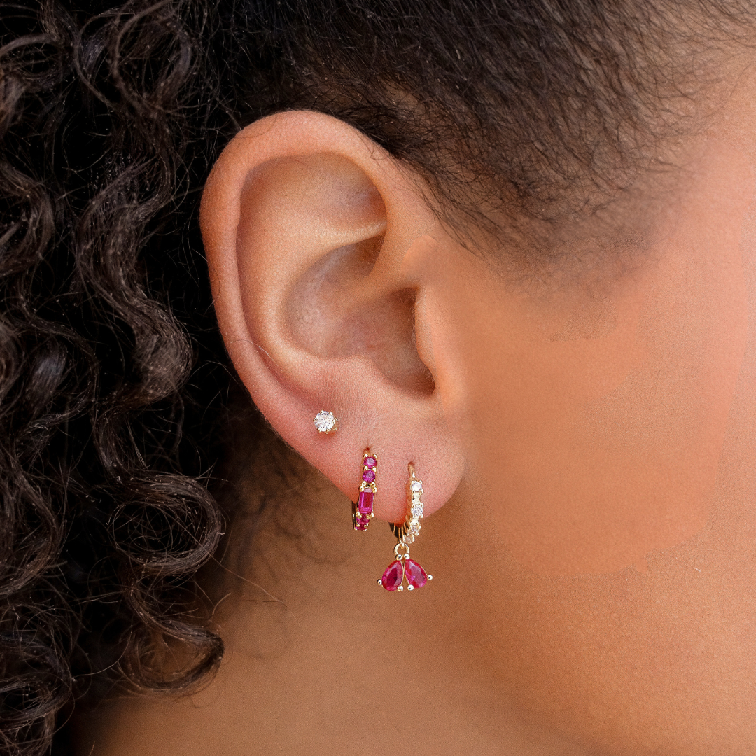 Créoles Aurielle fushia