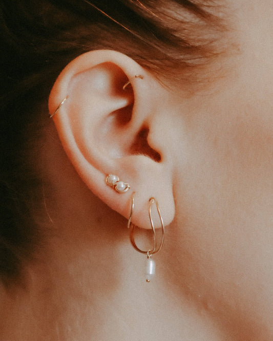 Eden - blanc: Or / Aventurine / Paire - DupontDupont