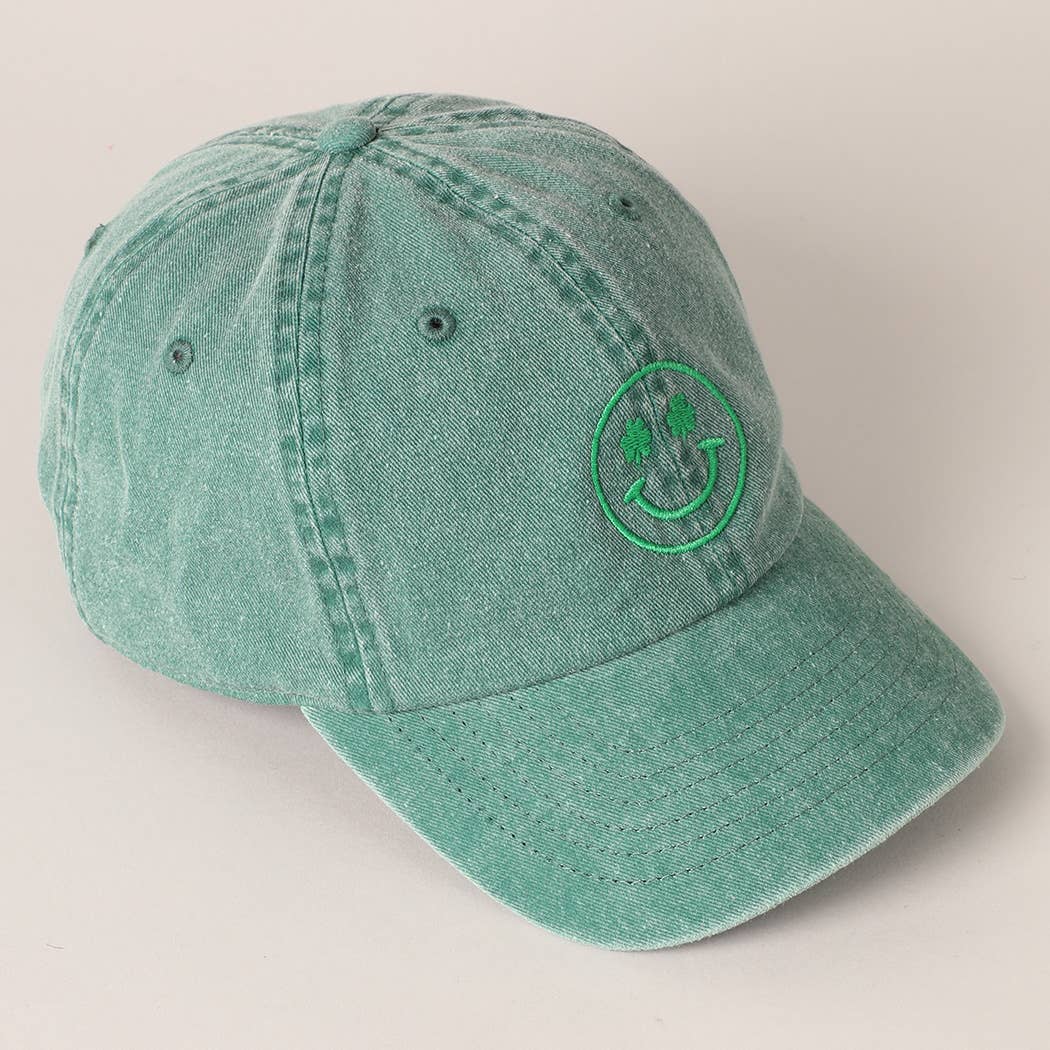 Casquette brodée Clover Happy Face