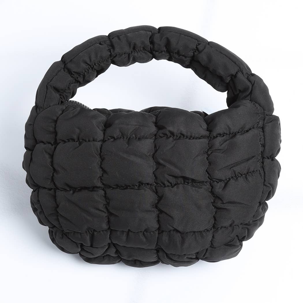 Sac mini nuage matelassé rose
