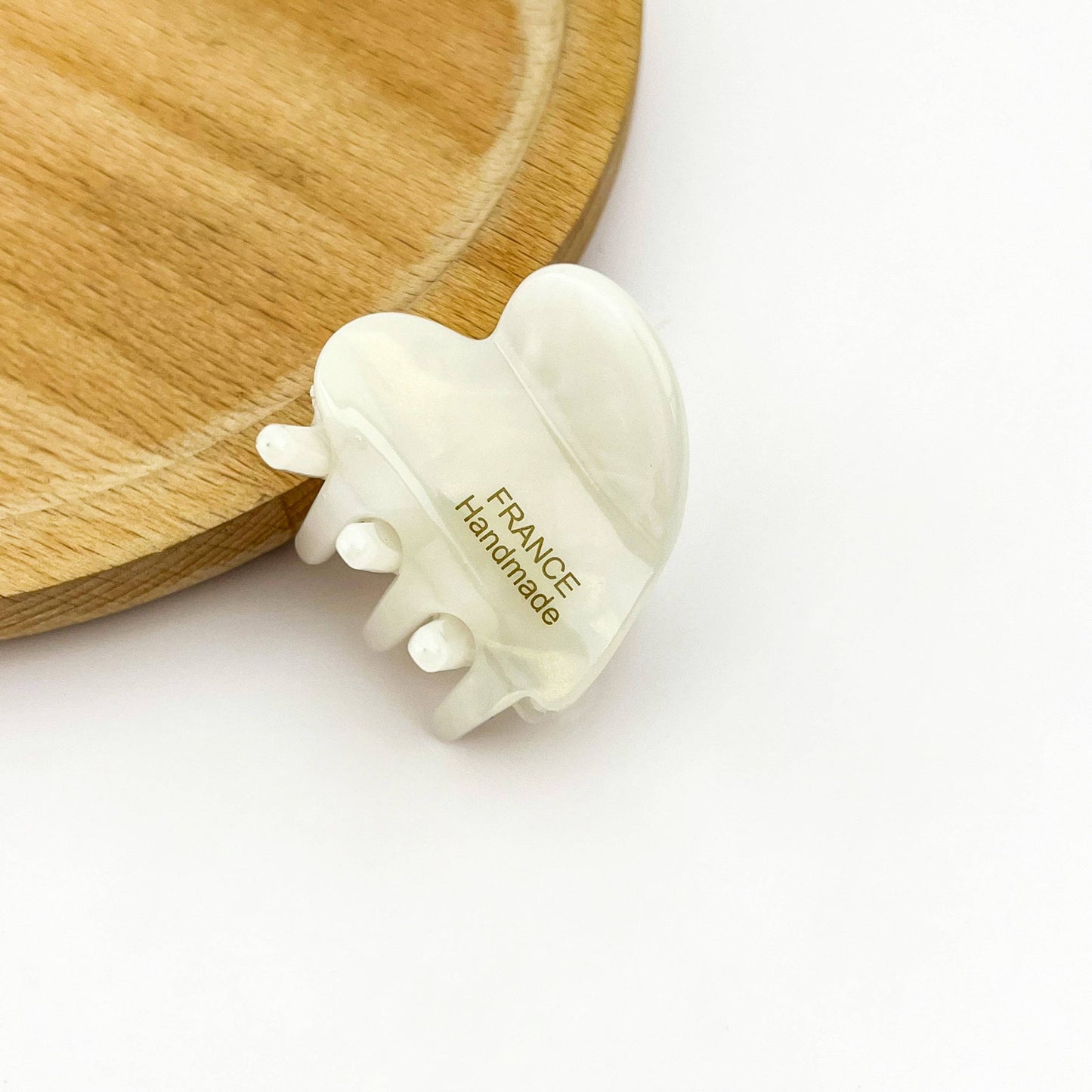 Barrette Cœur Mini en Acétate