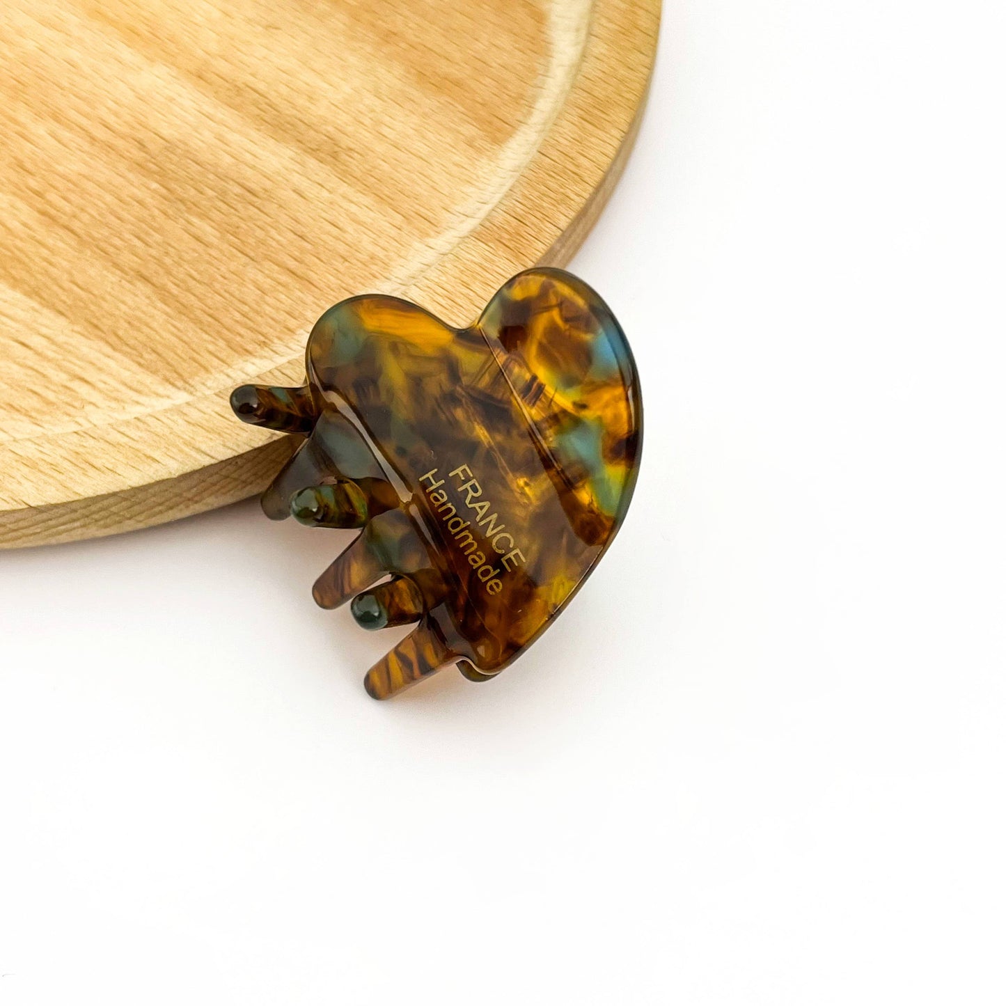 Barrette Cœur Mini en Acétate