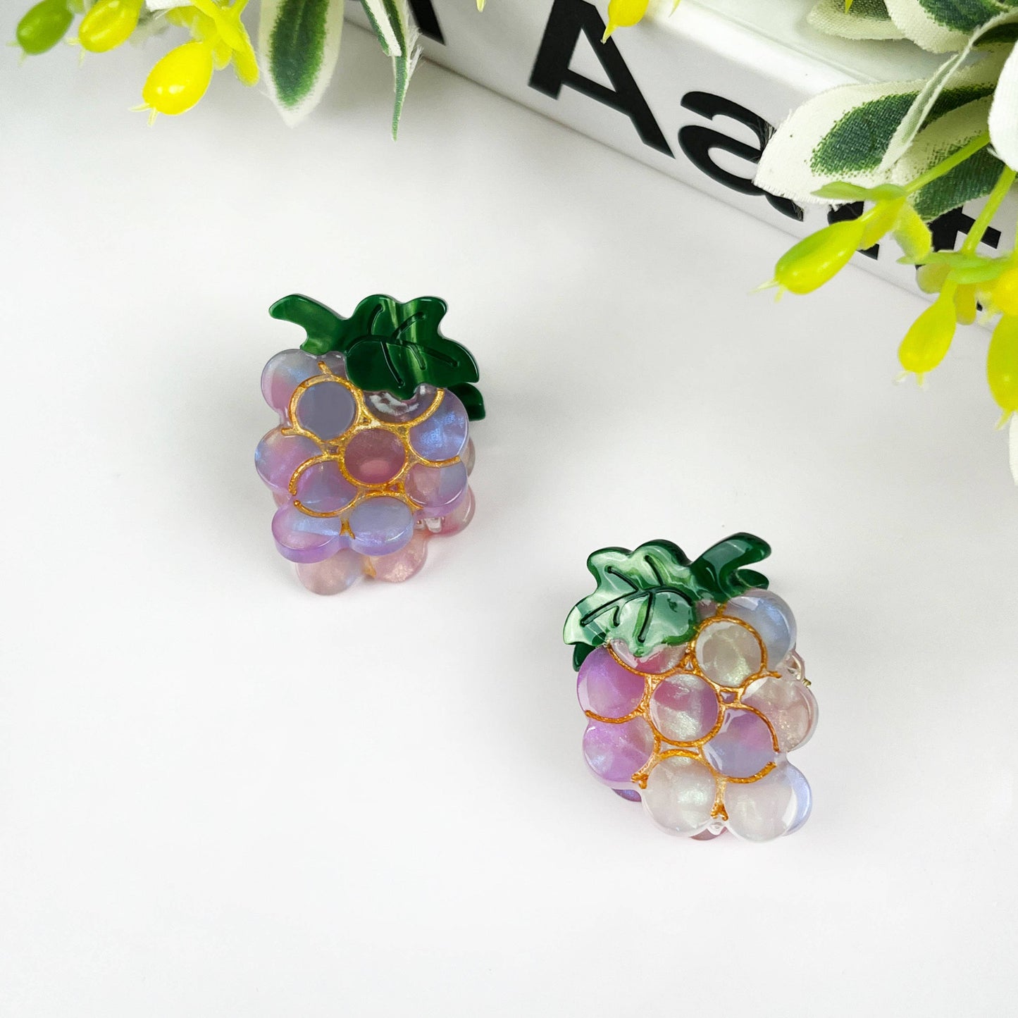 Mini pince à cheveux fruitée, petits accessoires pour cheveux: Ananas