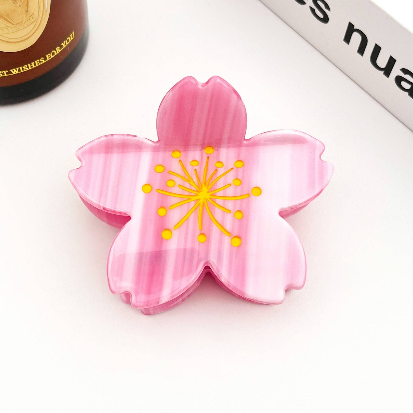 Barrettes fleurs cerisier