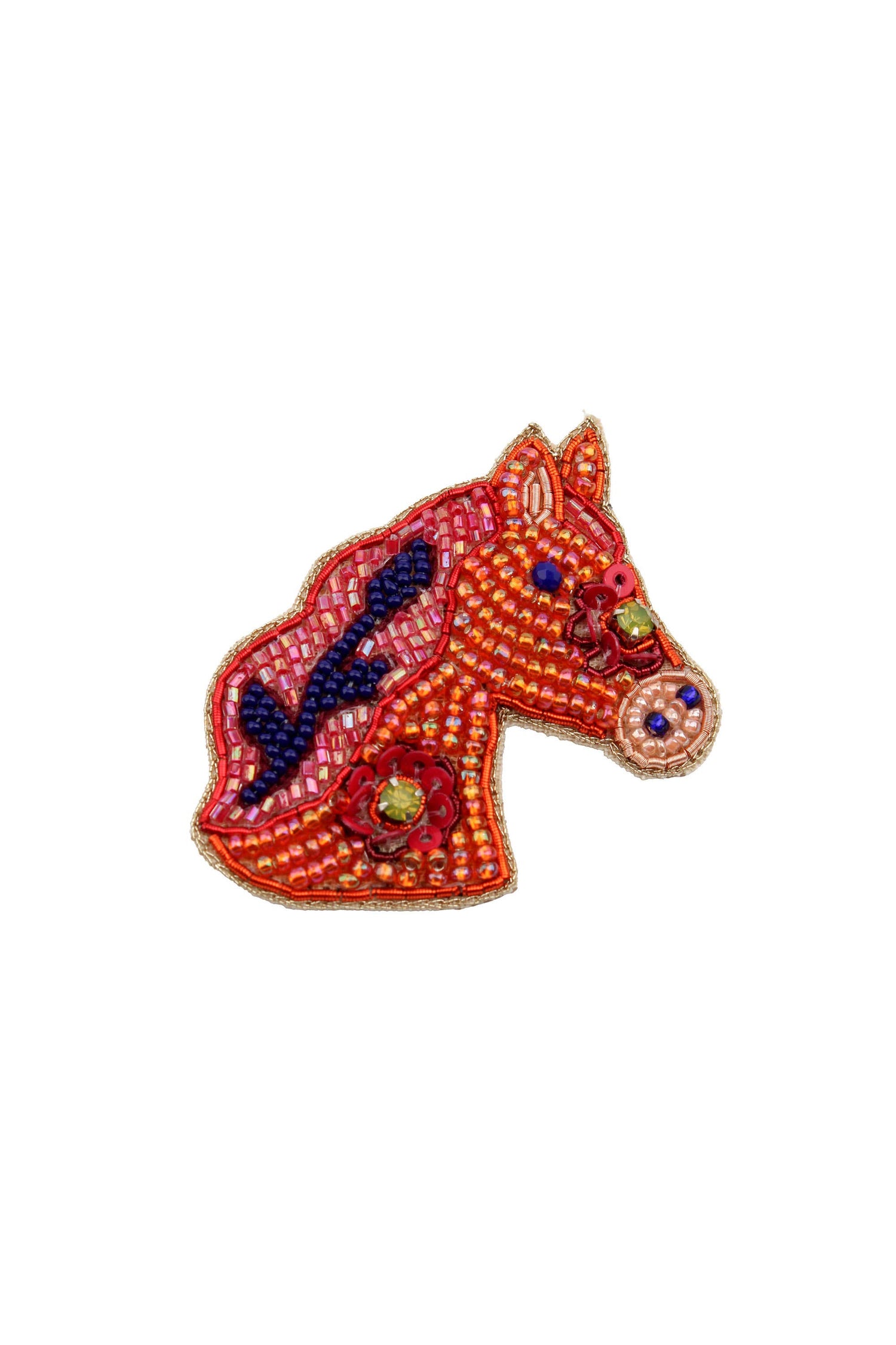 BROCHE CHEVAL FOLKLORIQUE - DupontDupont