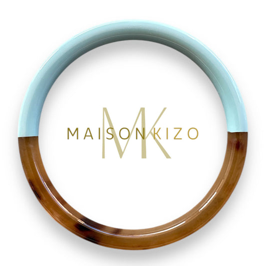 Jonc corne de buffle Bleu ciel