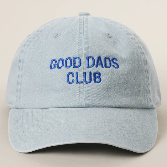 Casquette de baseball en coton brodée « Club des bons papas »: BLUEMINT - DupontDupont