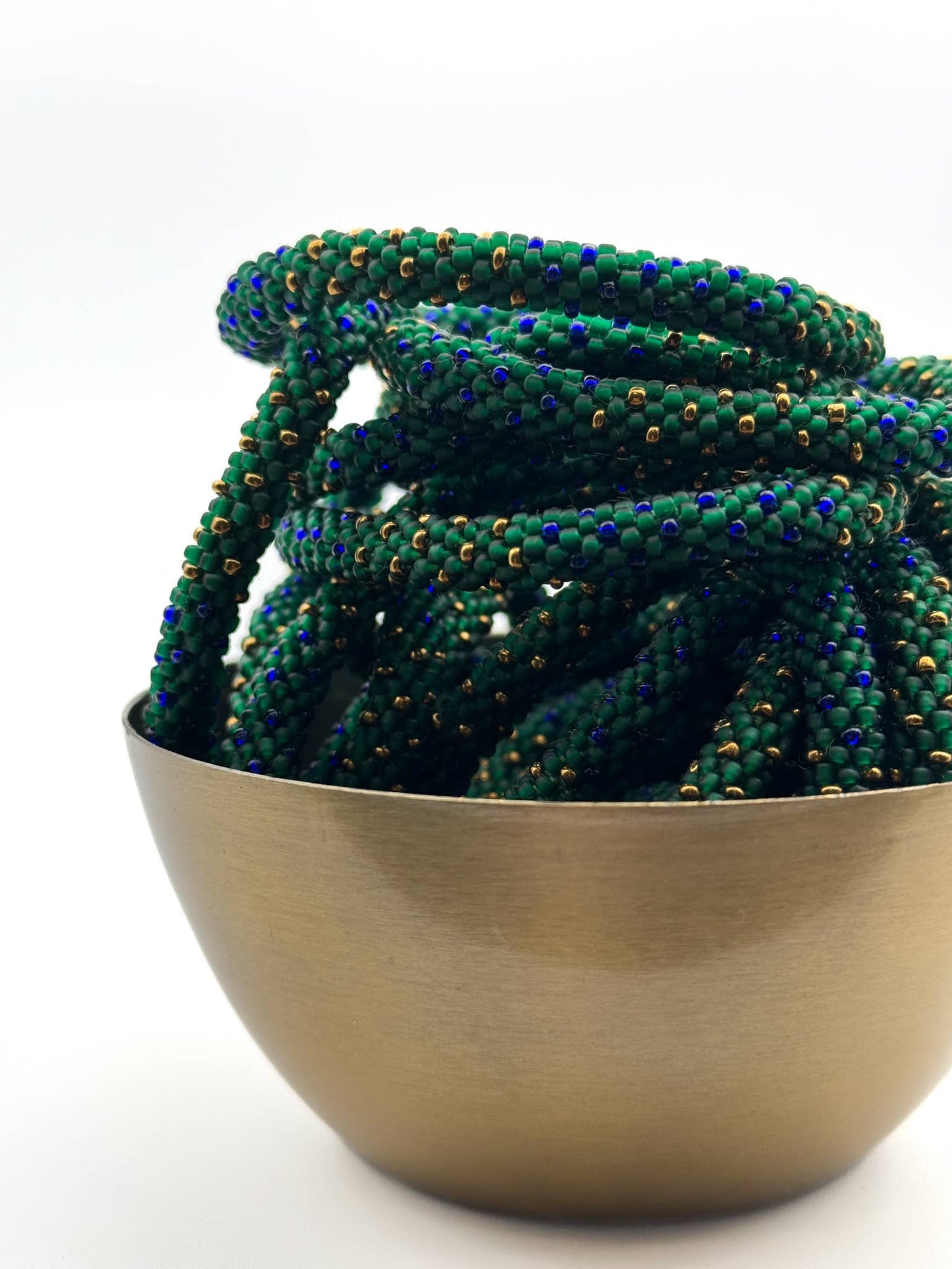 Bracelet népalais  perles mattes B61 - DupontDupont