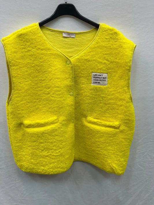 Gilet Moumoute Jaune