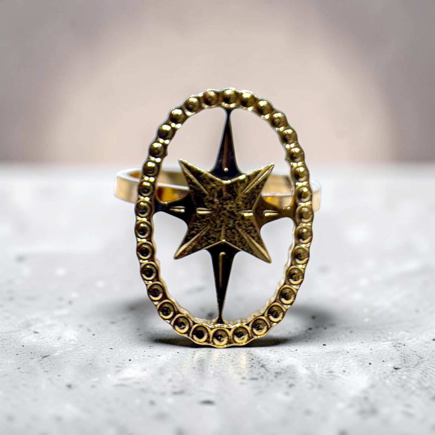 Bague Rose des vents