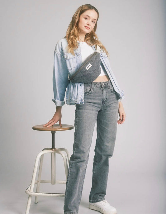 Banane Olivia denim gris