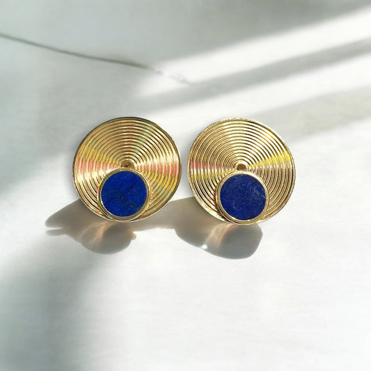 CLIP Boucles d'oreilles XL 7 chemins ronde