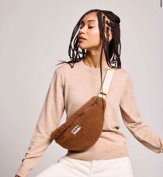 Sac banane Sasha Teddy brun - DupontDupont