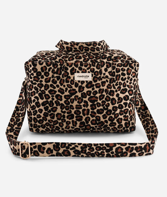 Sac Sauval leopard beige