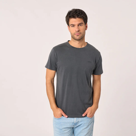 T-shirt Vintage coton bio - Garment dur