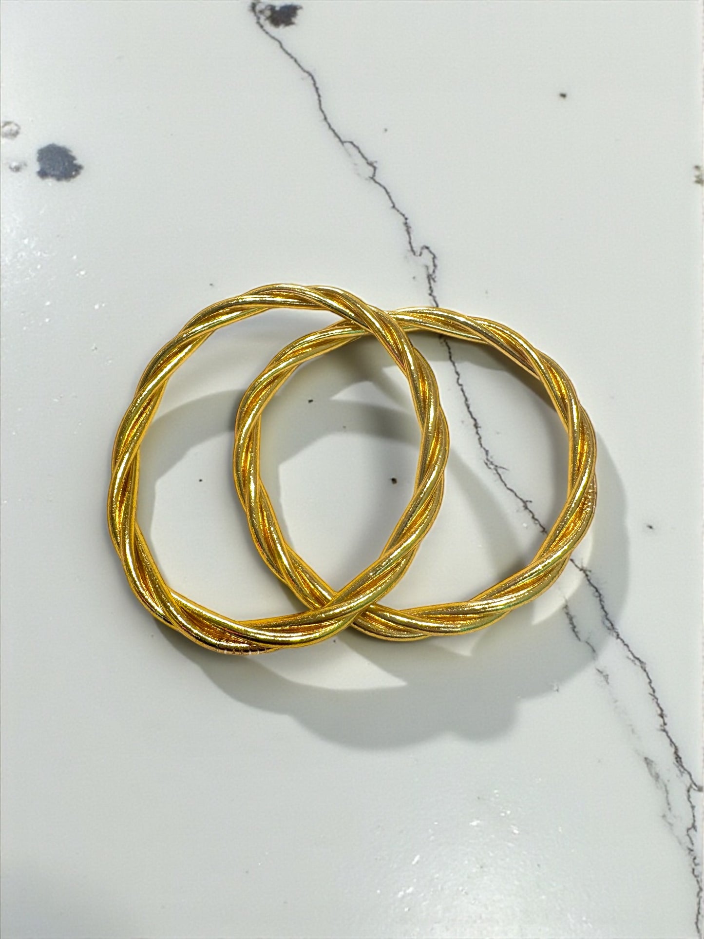 Jonc Bouddhiste torsade double