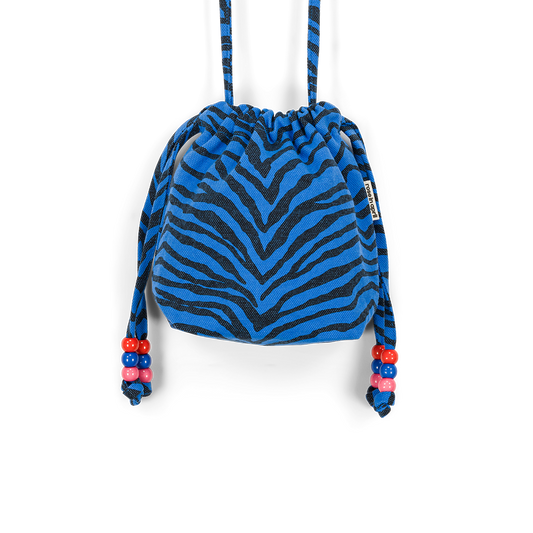 Sac Billie zèbre bleu