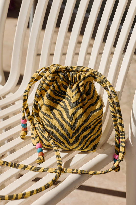 Sac Billie zèbre jaune