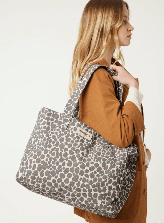 Sac Célestins léopard gris
