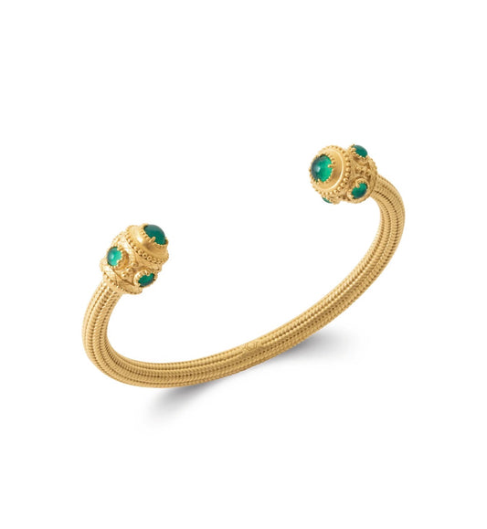 Jonc Olympia agate verte - DupontDupont