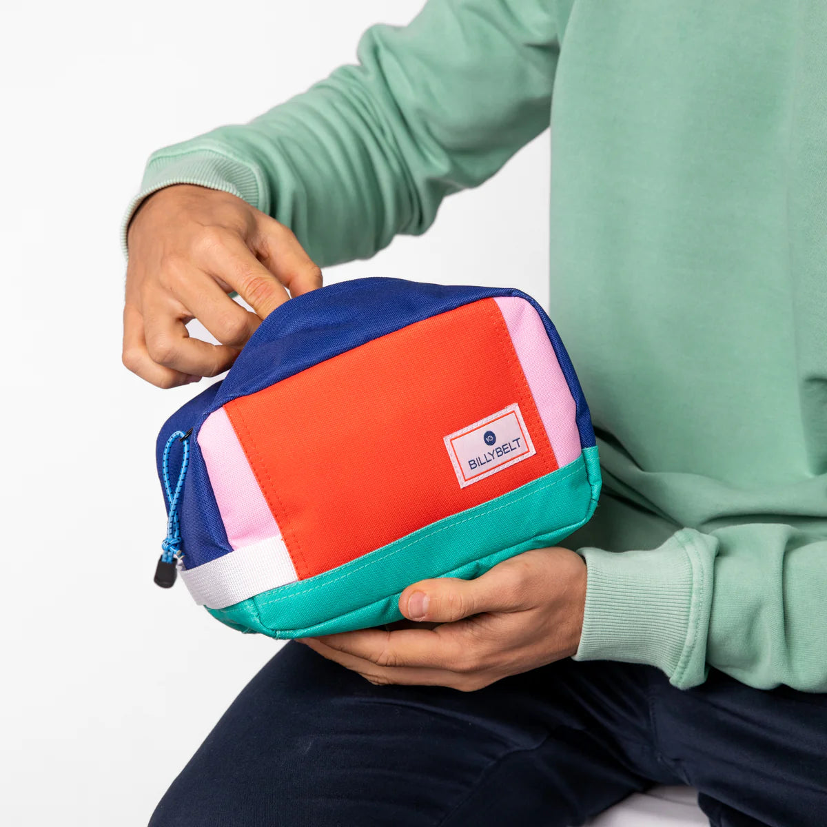 Trousse de toilette Rouge et bleu