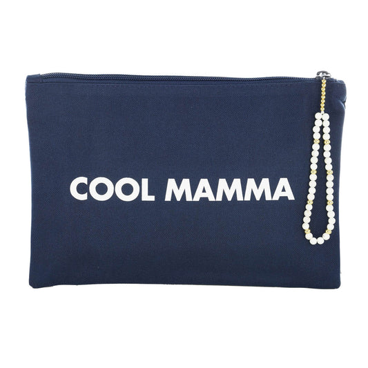 Pochette Cool Mamma Marine/blanc